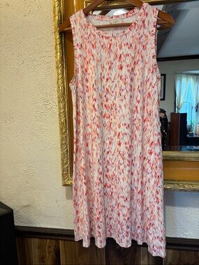 loft pink denim dress Khristina Denim Midi Dress - Pink